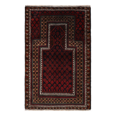One-of-a-Kind 2'1"X4'5" Hand Knotted Area Rug