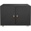 Support d'imprimante en métal avec classeur, classeur à roulettes avec porte et tablette réglable, support de table d'imprimante pour bureau personnel-113121336