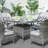 Square Rattan Patio Dining Table