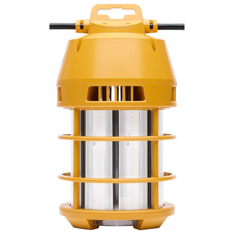LED Temporary Work Light 5000K CCT 120 Volt, 9.74" H x 5.43" W x 5.43" D