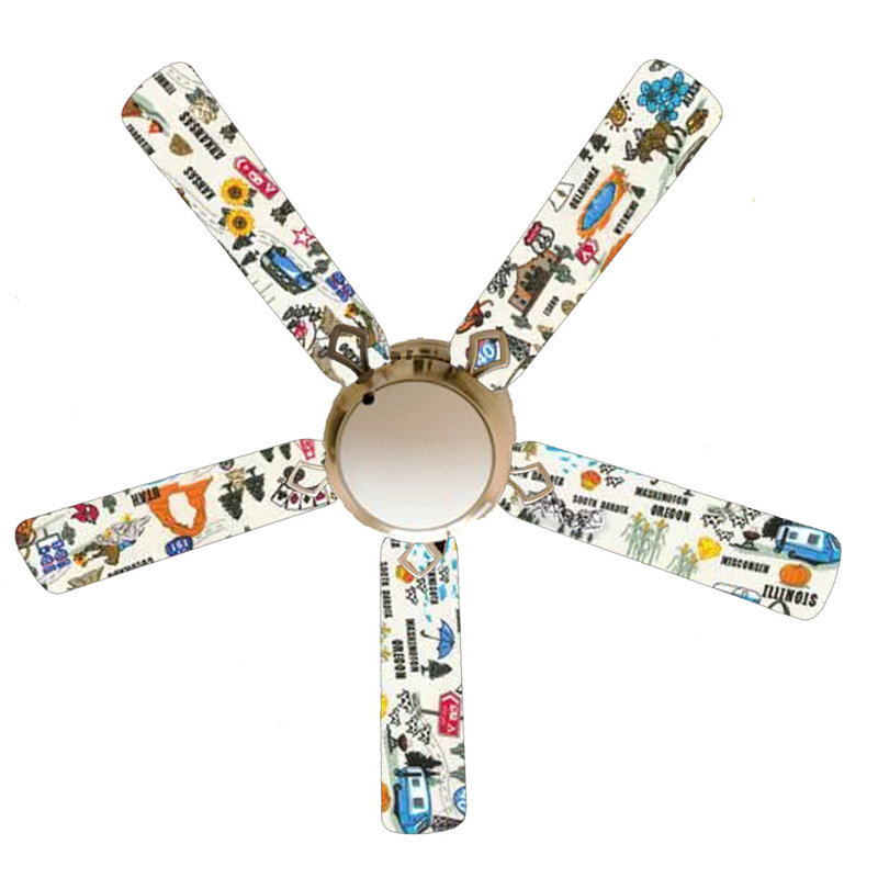 Ventilateur de plafond 5 pales 52 "