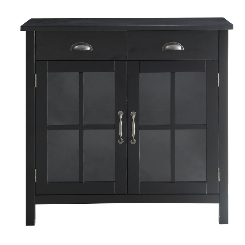 Omolana Accent Cabinet, Black