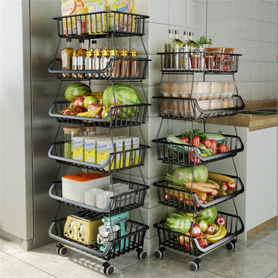 122cm H x 41cm W Utility Cart with Wheels