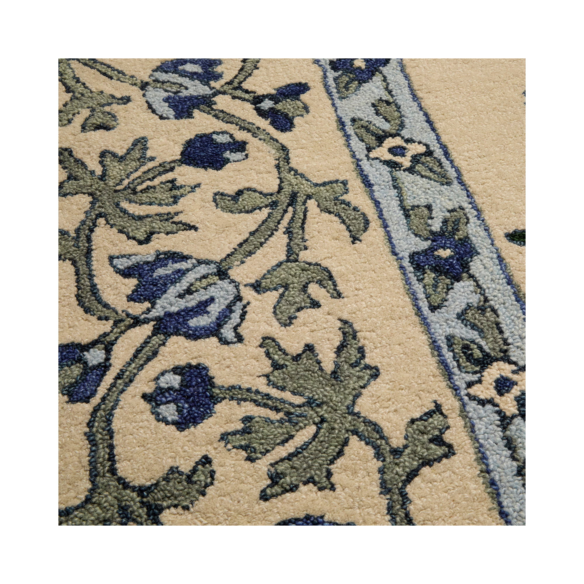 Alice Handmade Wool Rug, Rectangle 8' x 10'