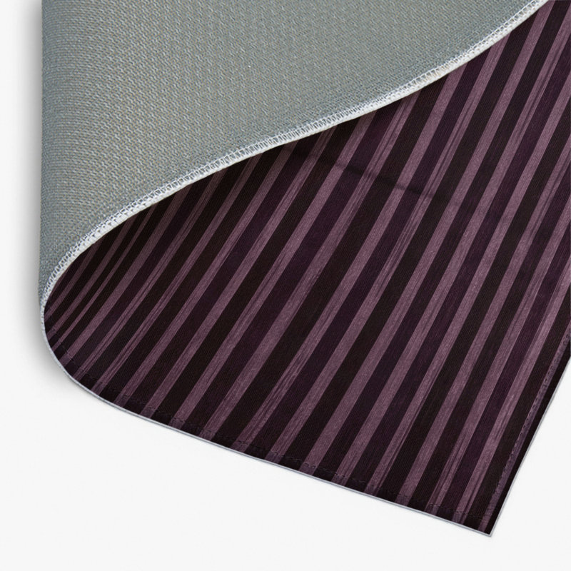 Tapis intérieur / extérieur brun HorizontalStripes, Rectangulaire 2 pi x 3 pi