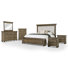 Baillons 6-Piece Bedroom Set (1 Bed + 2 Nightstands + 1 Chest + 1 Dreser + 1 Mirror)