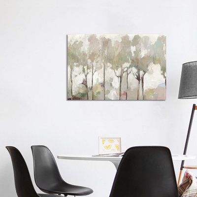 Soft Pastel Forest by Allison Pearce - Wrapped Canvas Print