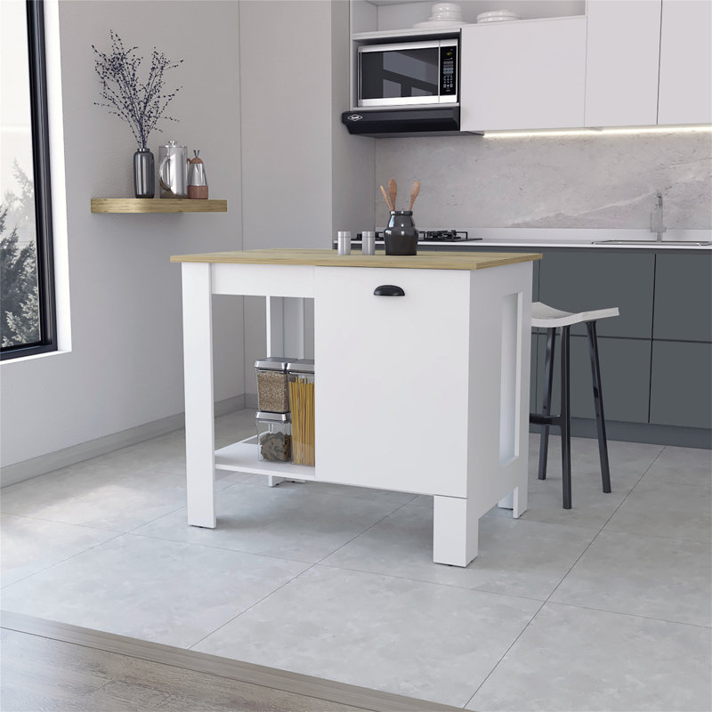 Îlot de cuisine polyvalent avec rangement pratique et design élégant pour chaque cuisine