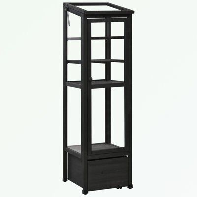Banc de rempotage avec boîte de rangement mobile et tablettes réglables