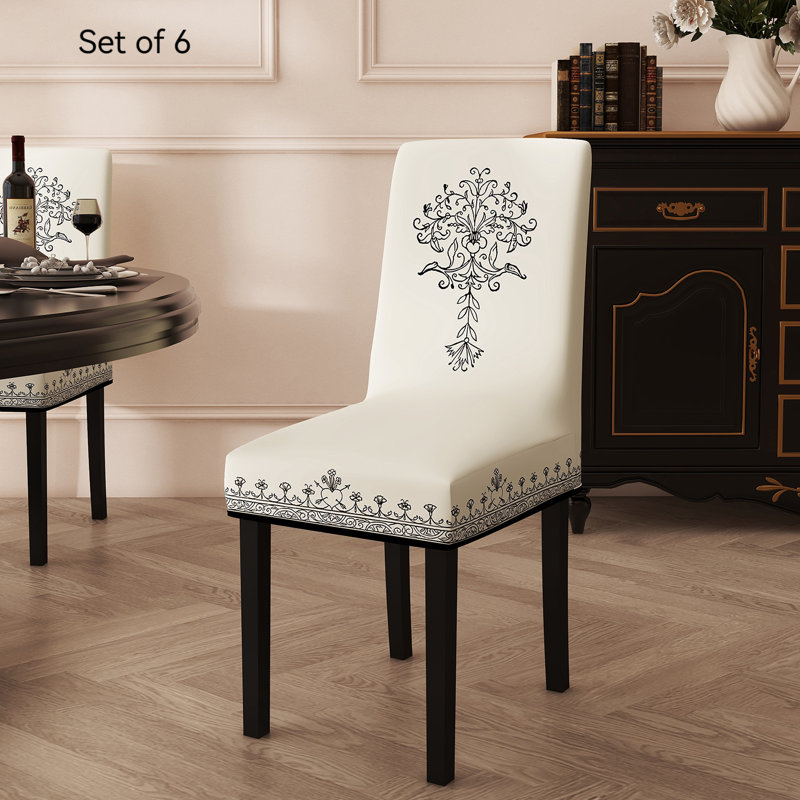 Housse pour chaise de salle à manger en polyester