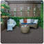 Nouvelle tuile de patio de 12 po à texture de pierre, tuiles de terrasse à emboîtement de module de bricolage, tuiles de cour faciles et rapides à installer pour le porche de la cour arrière du balcon de la piscine 44 pièces-113014355