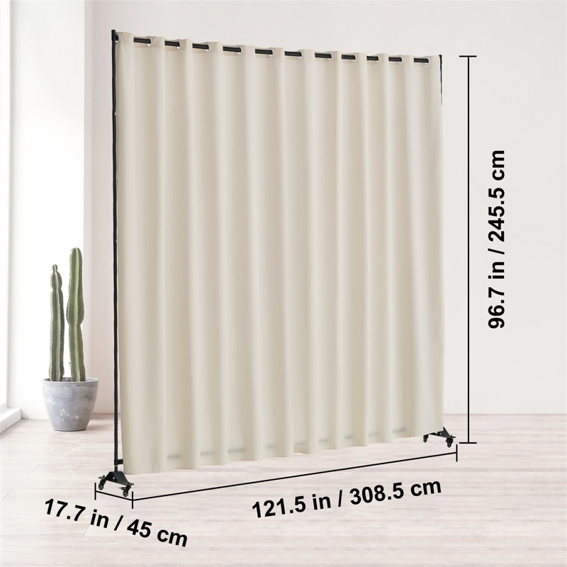 Paravent, H 96,65 po x l 121,46 po x P 17,72 po, Beige
