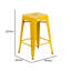 Anastassios Industrial Style Stool - Modern Metal Galvanised Steel-2146996887-2146997101