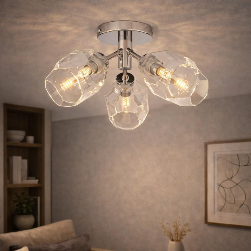 Leonie Glass Flush Mount