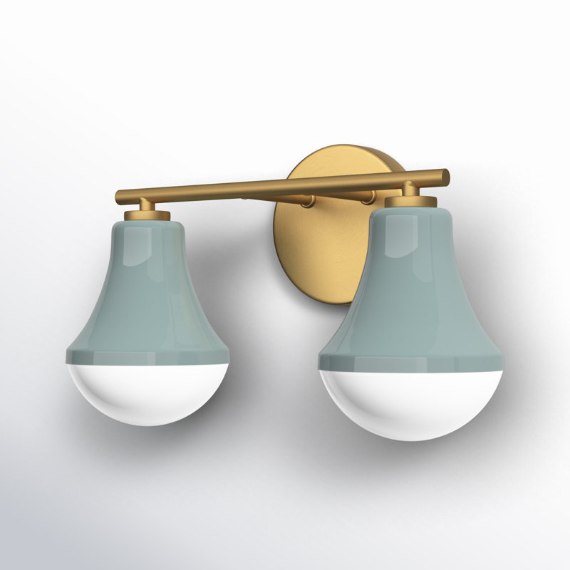 Capulet 2 - Light Dimmable Vanity Light, Seafoam