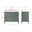 Meuble-lavabo simple avec plateau en marbre de Carrare Cambridge-1518157012-1525075345