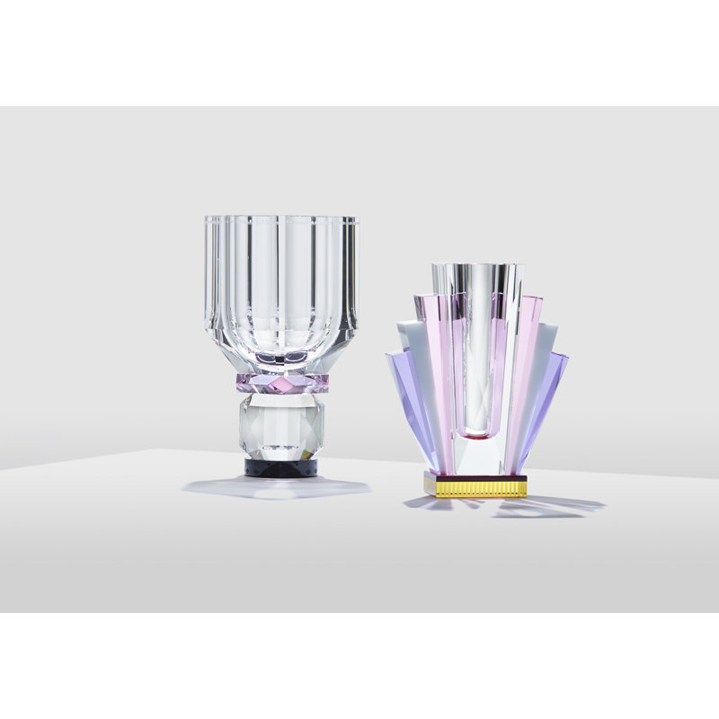 South Beach Handmade Crystal Table Vase