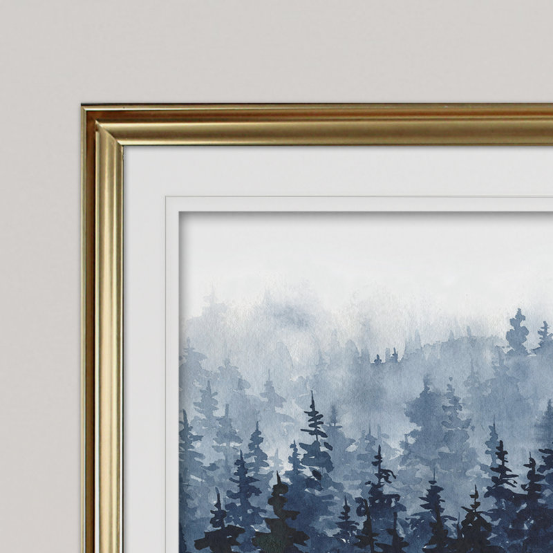 Reproduction sur toile « Forest » Arenado, Impression encadrée, H 12 po x l 16 po, Doré