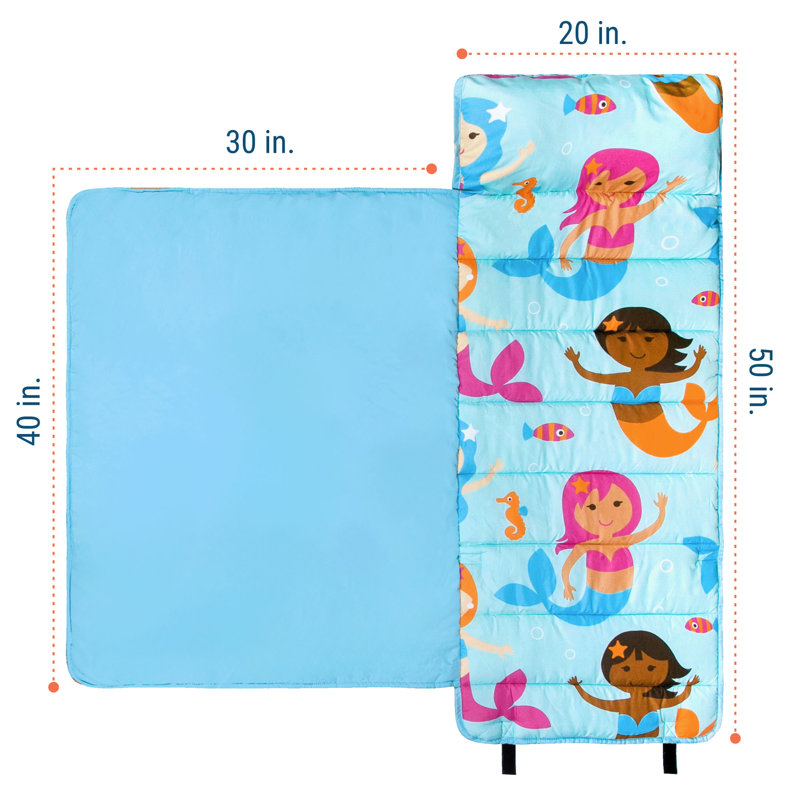 Tapis de sieste en microfibre pour enfant Wildkin, Sirène