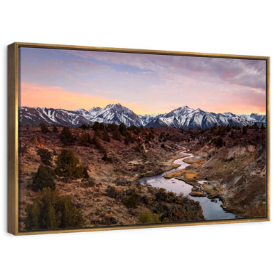 River And Snowy Mountains