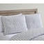 Ensemble de courtepointe réversible en coton Willow Way Ticking Stripe Quilt Set-895454633