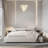 9-Light Dimmable Tiered Glass Chandelier