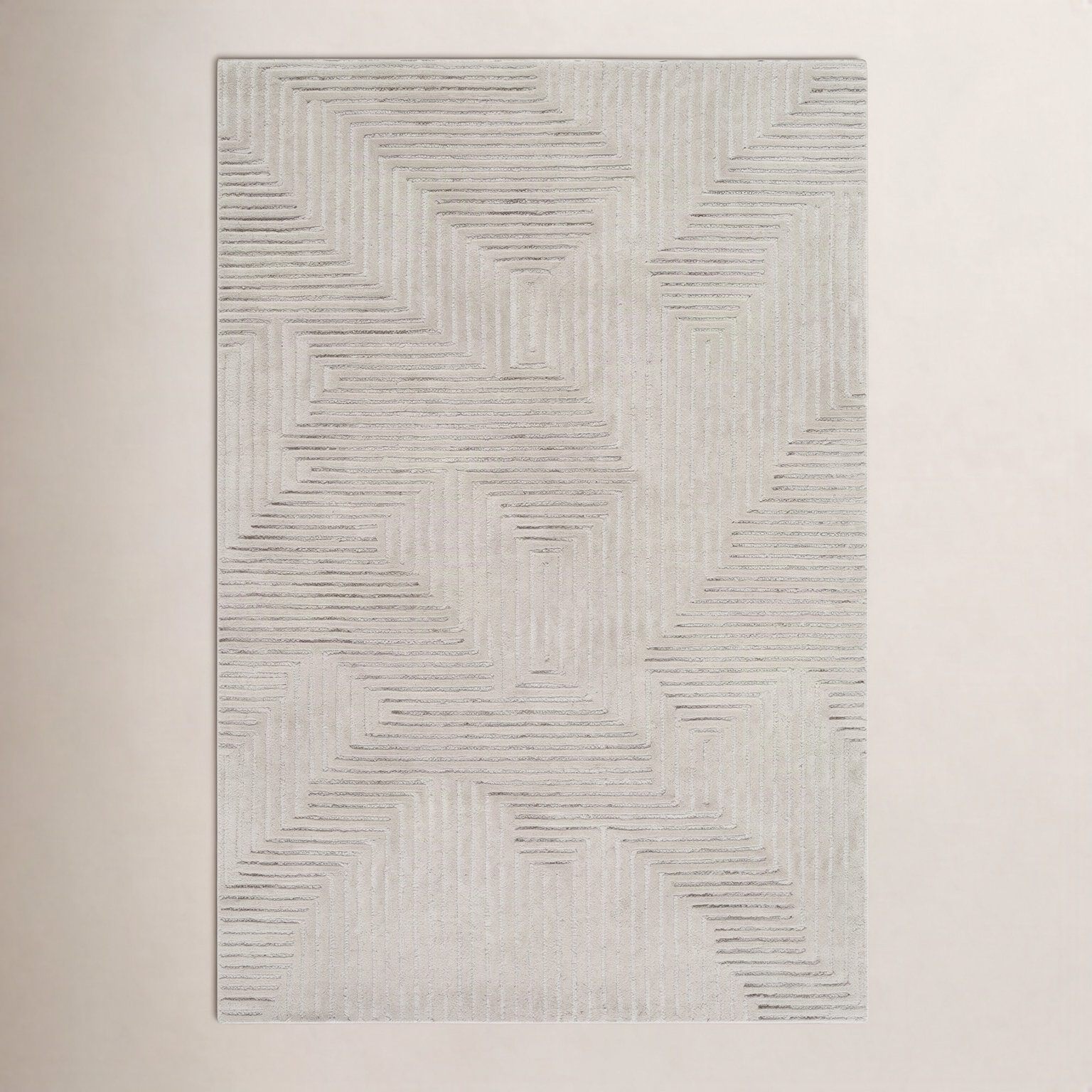 Polk Hand-Tufted Geometric Rug, Rectangle 8' x 10'