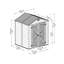6 ft. W x 5 ft. D Plastic Garden Shed