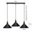 Beatson 3 - Light Black Pendant