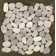 Cut Flat 12" x 12" Natural Stone Pebble Tile