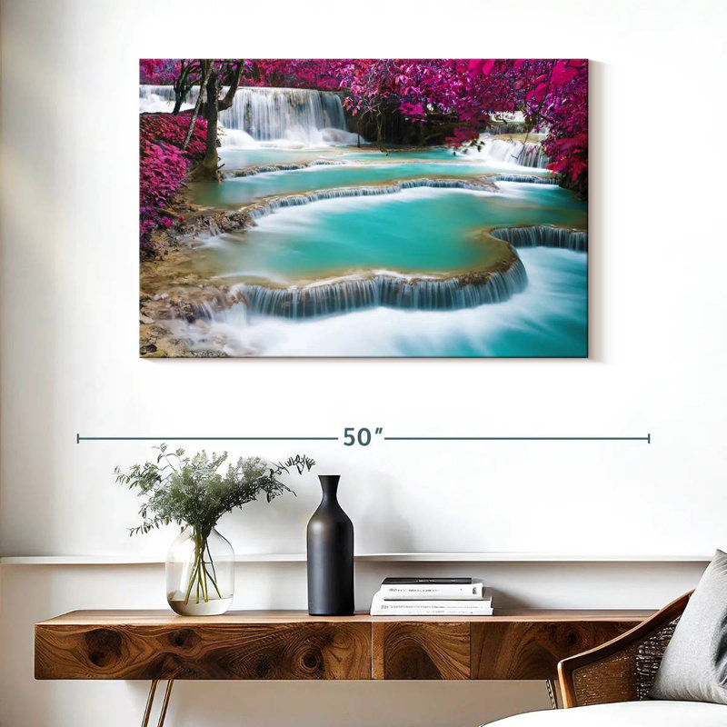 Cascade Alvord Kuang Si, H 26 po x l 39 po