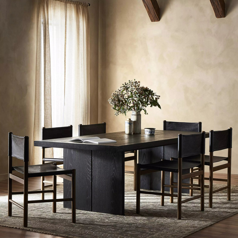 Foster Nemo 94" Dining Table, Worn Black