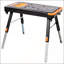 Table de travail pliante 8-en-1 multifonctionnelle avec prise standard américaine, portable et robuste pour une utilisation polyvalente à la maison et au garage