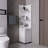 Klay 2-Door 4-Shelf Tall Storage Cabinet White