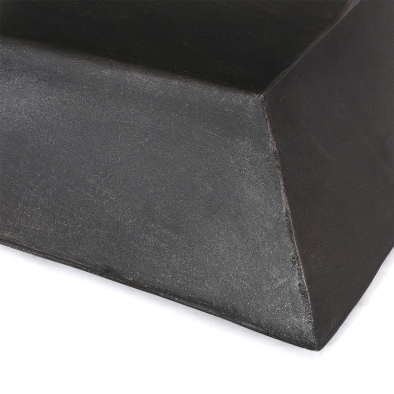 Table d'appoint d'extérieur en béton léger