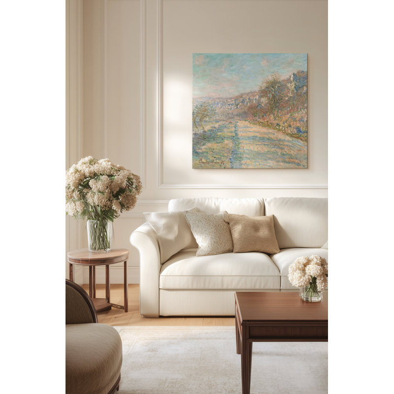 "Road of La Roche-Guyon", reproduction sur toile tendue, 40" H x 40" W