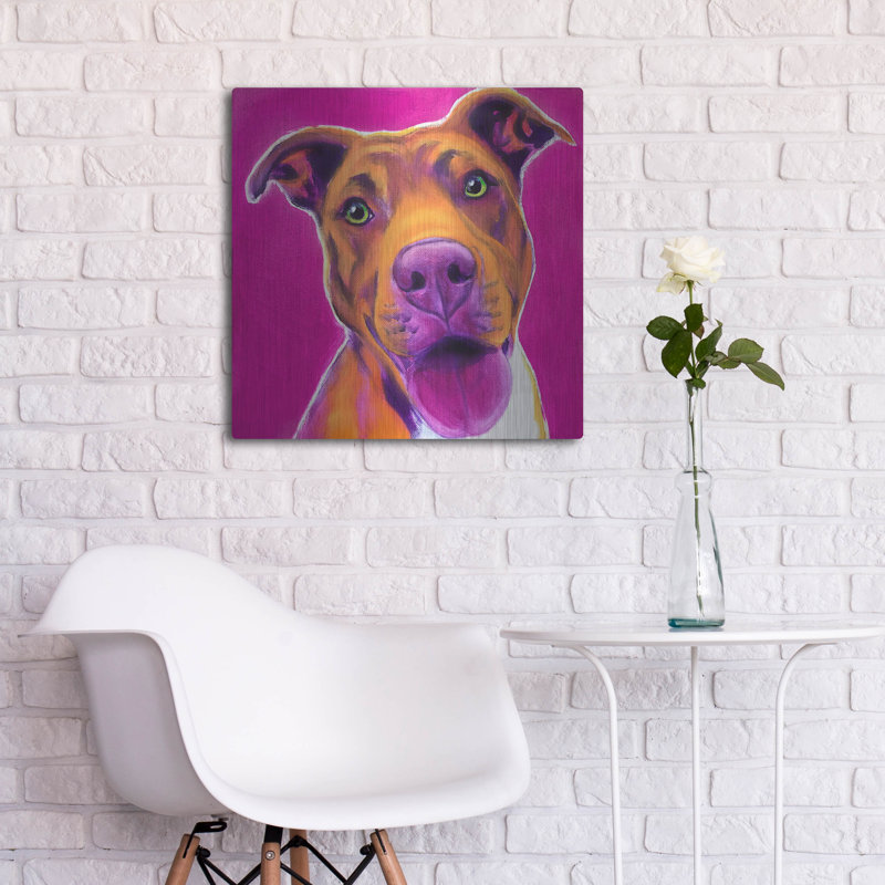 «Pit Bull - Bama» par Dawg Painter, H 24 po x l 24 po