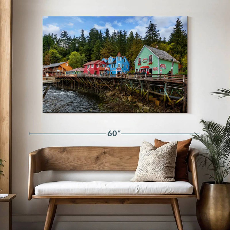 Kavia Downtown Ketchikan Alaska, 34" H x 51" W