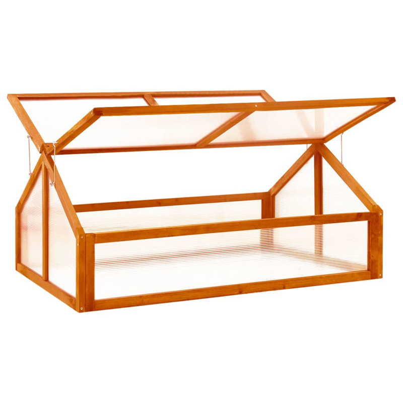 44.8' W x 31.4' D Cold Frame, Brown