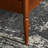 Solid wood coffee table with retro design