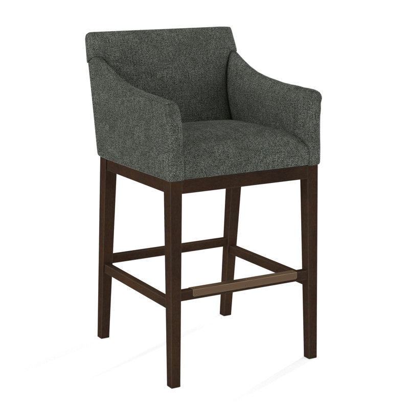 Upholstered Stool, 61650-33, Nutmeg