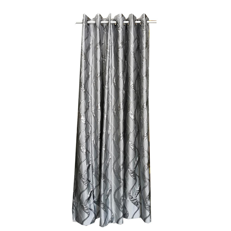 Panneau de rideau simple obscurcissant avec œillets Natural Surge, Ivoire, l 50 po x L 108 po