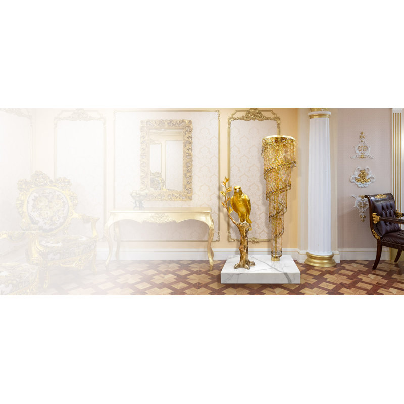 Lampe sur pied en cristal Kaddour
