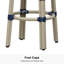  Ensemble de 2 tabourets de bar ronds en rotin-296313229-296313230