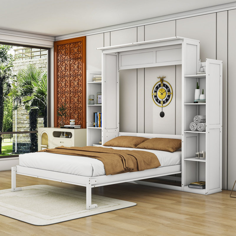 Lit escamotable Kirthana, Grand, Blanc
