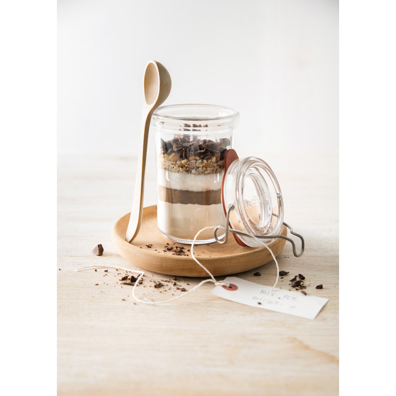 Lock-Eat Food Jar (Set of 6), 5.5" H x 3.4" W x 3.4" D
