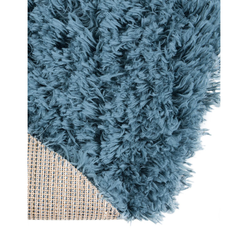 Aegean Blue Area Rug, Oval 4' x 6'