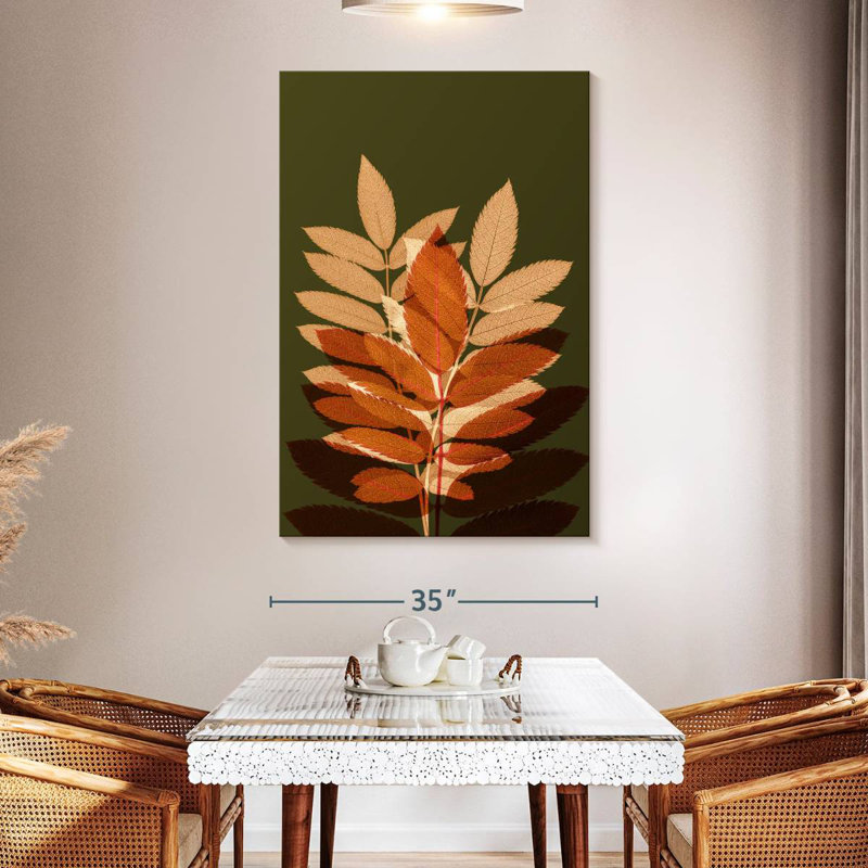 Harnek Fall Leaves II, 51" H x 34" W