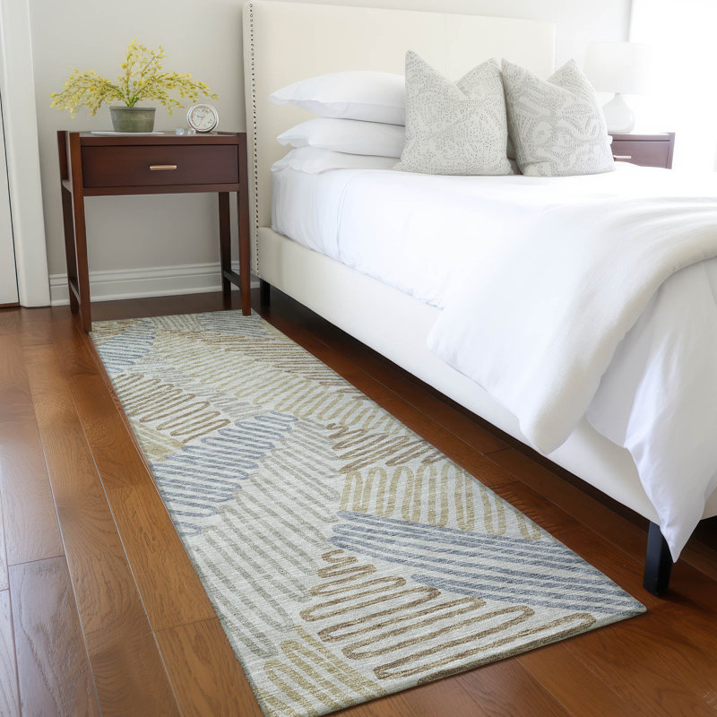Tapis intérieur / extérieur Maliana, Tapis de couloir 2 pi 3 po x 7 pi 6 po
