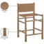 Tabouret de comptoir rembourré Santos-120673003-120673006